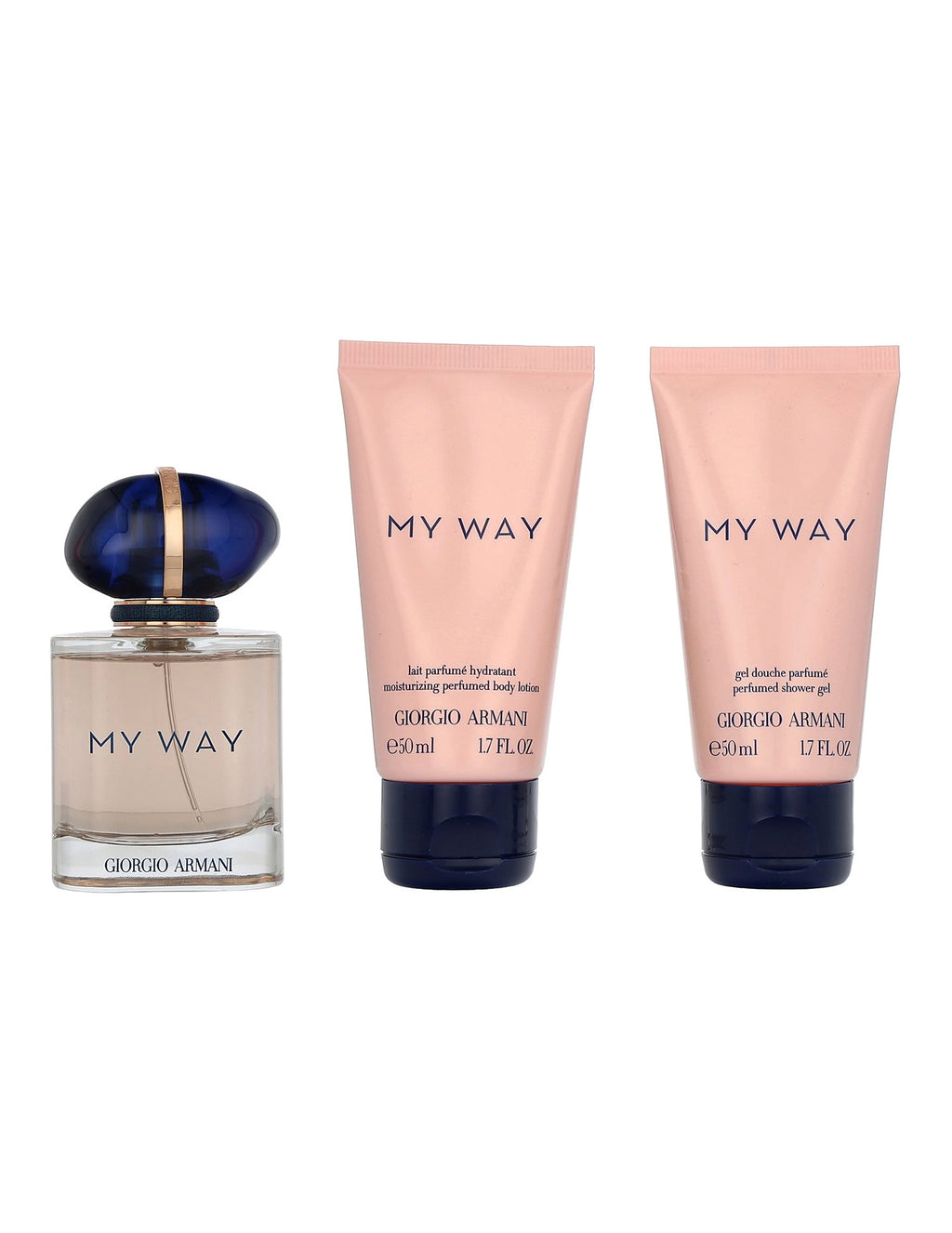 Giorgio Armani My Way Gift Set Eau de Parfum 50ml Refillable + Perfumed Shower Gel 50ml + Moisturizing Perfumed Body Lotion 5