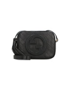 Gucci Blondie Small Leather Shoulder Bag – Black – Women – front view