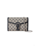 Gucci GG Chained Wallet Bag – Beige/Navy – Women – front view