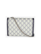 Gucci GG Chained Wallet Bag – Beige/Navy – Women – alternate exterior view
