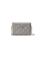 Gucci GG Ophidia Crossbody Bag – Dusty Grey – Women – front view