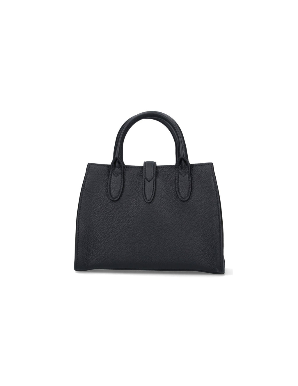 Gucci Medium Tote Bag with Hook Closure – Black – Women – side or profile view