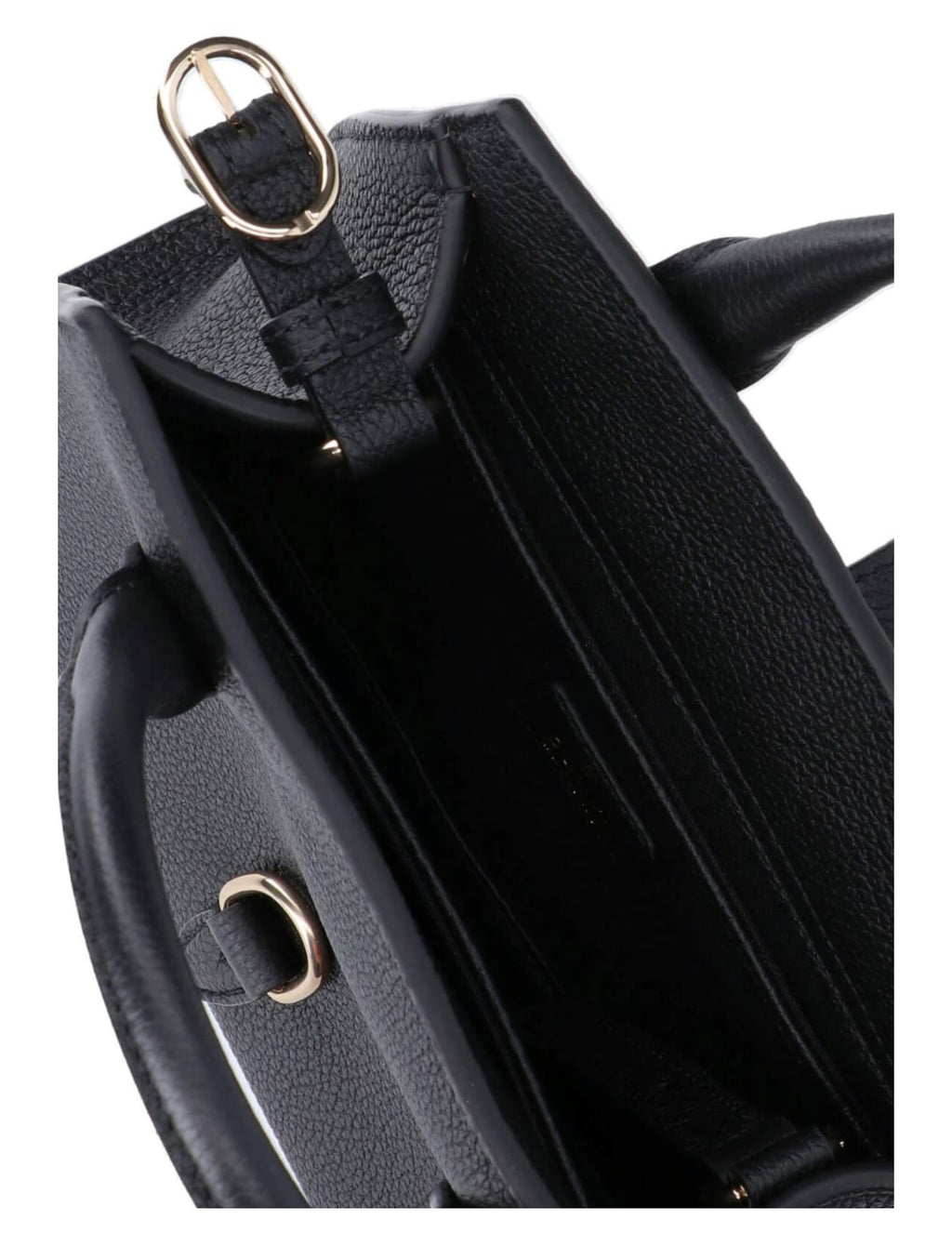 Gucci Medium Tote Bag with Hook Closure – Black – Women – interior or opening view