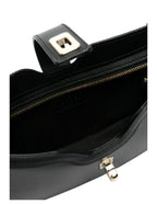 Gucci Small Moon Side Shoulder Bag - Black – Women – interior or opening view