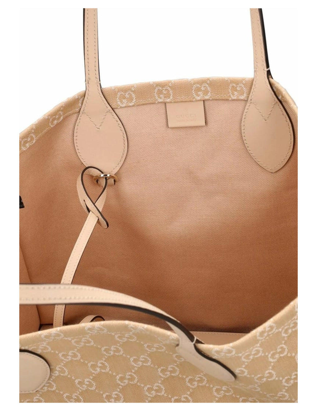 Gucci Ophidia GG Pattern Large Tote Bag – Beige – Women – back view