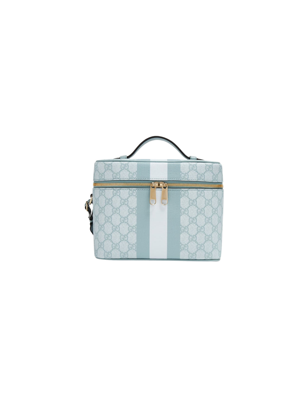 Gucci Ophidia Canvas Make Up Storage Bag – Light Blue – Women – front view