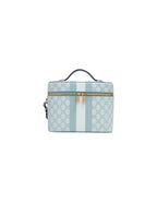 Gucci Ophidia Canvas Make Up Storage Bag – Light Blue – Women – front view