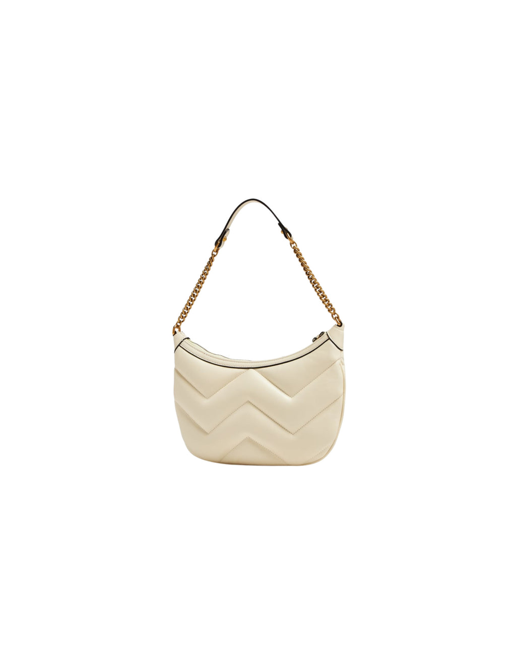 Gucci Quilted Shoulder Bag – White – Women – alternate exterior view