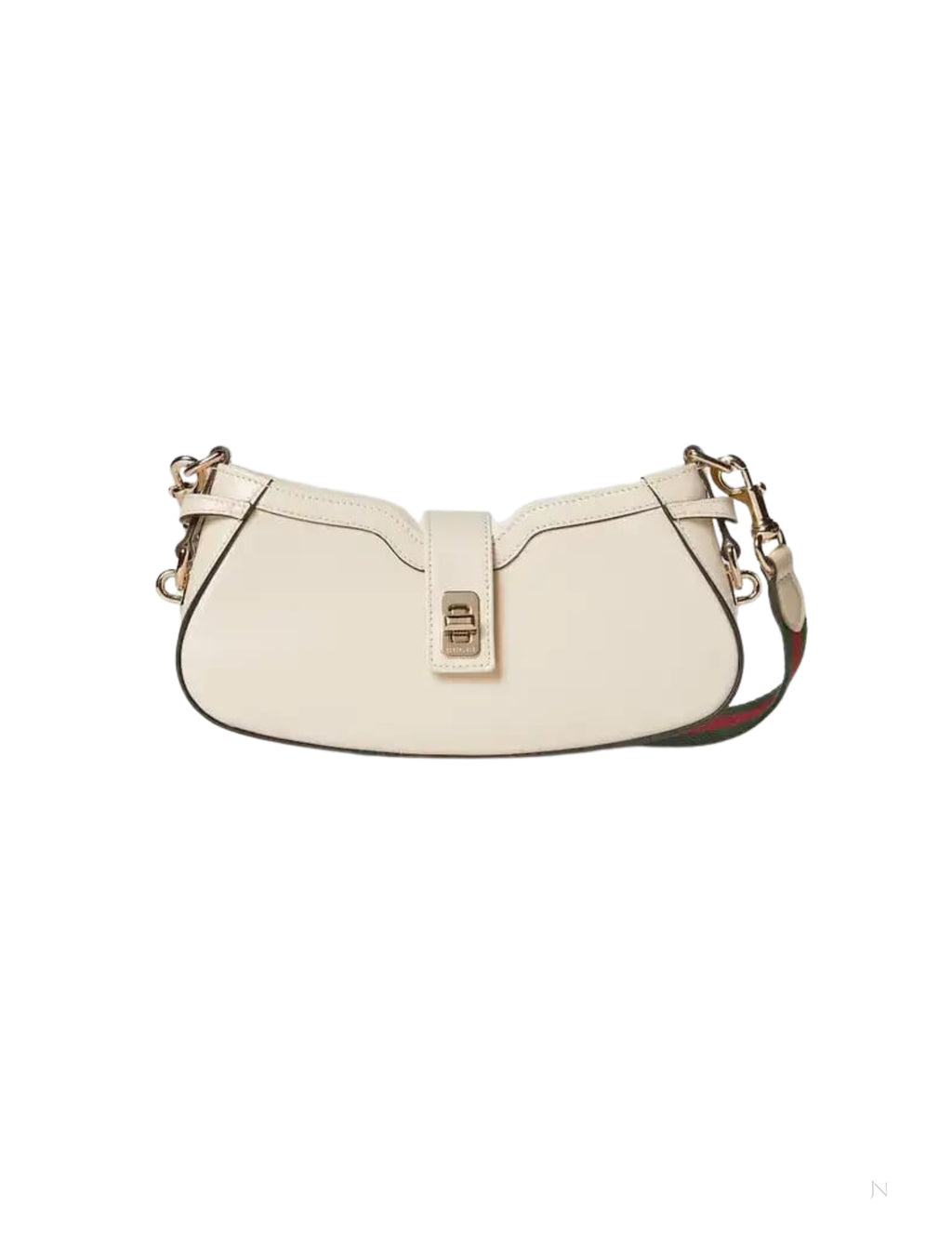 Gucci Small Moon Side Shoulder Bag – Cream – Women – front view