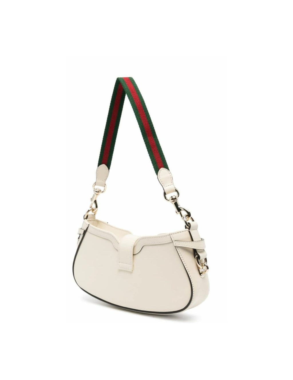 Gucci Small Moon Side Shoulder Bag – Cream – Women – side or profile view