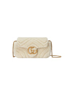 Gucci GG Marmont Super Mini Bag – Off White – Women – front view