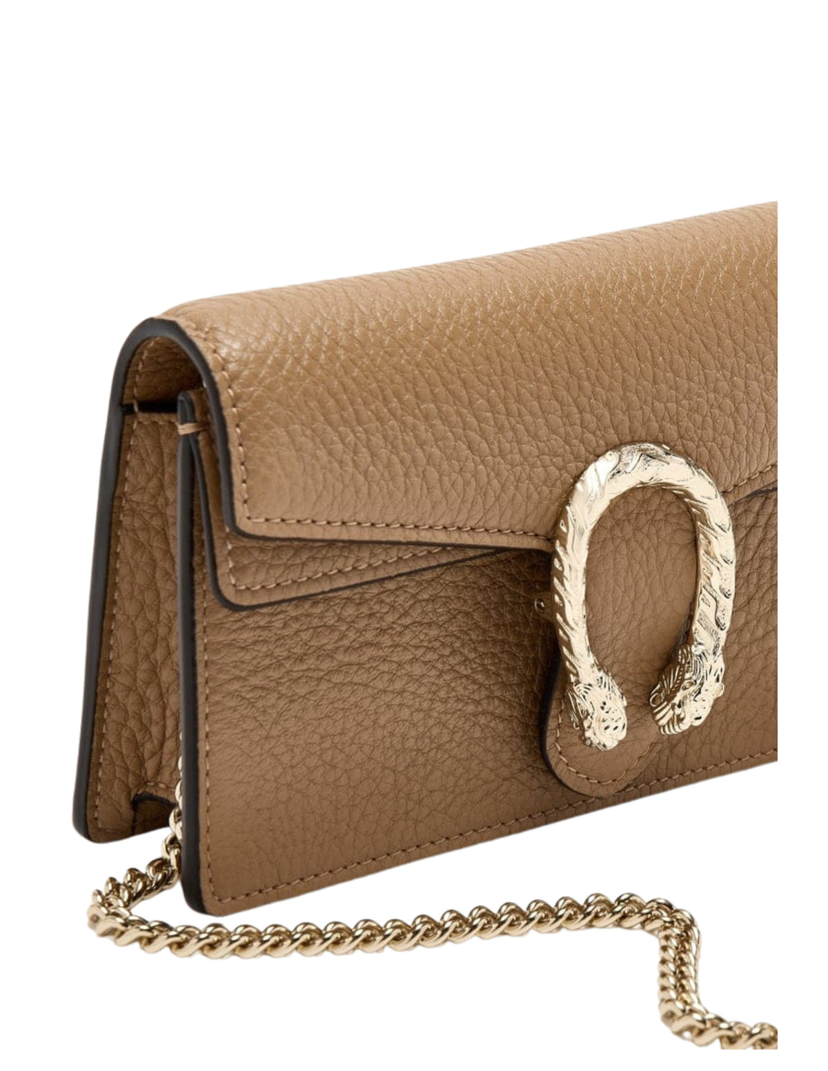 Gucci Dionysus Super Mini Bag – Brown/Gold – Women – side or profile view