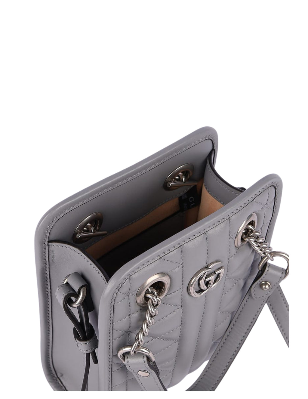 Gucci Handbag – Grey – Women – side or profile view