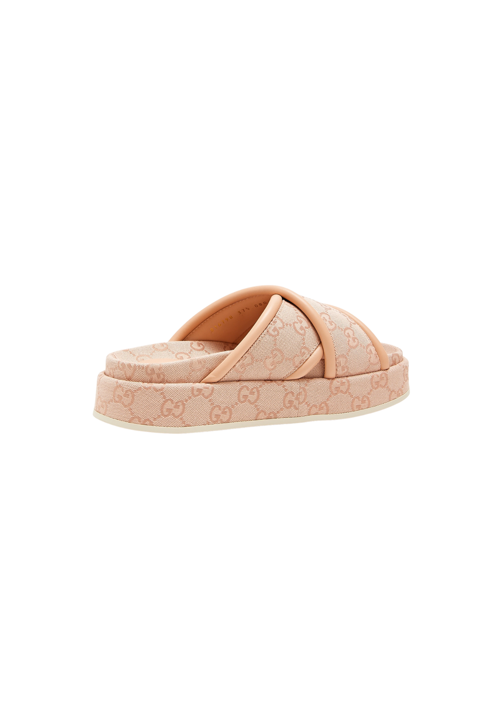 Gucci Women's GG Platform Slide Sandals – Light Pink Original GG Canvas