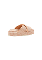 Gucci Women's GG Platform Slide Sandals – Light Pink Original GG Canvas