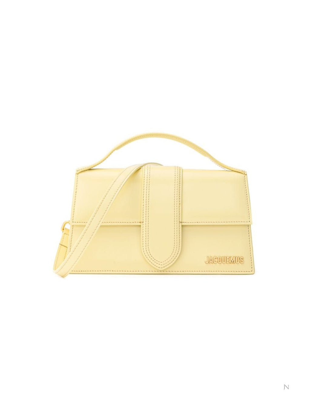 Jacquemus Le Grand Bambino Long Shoulder Bag – Light Yellow – Women – back view