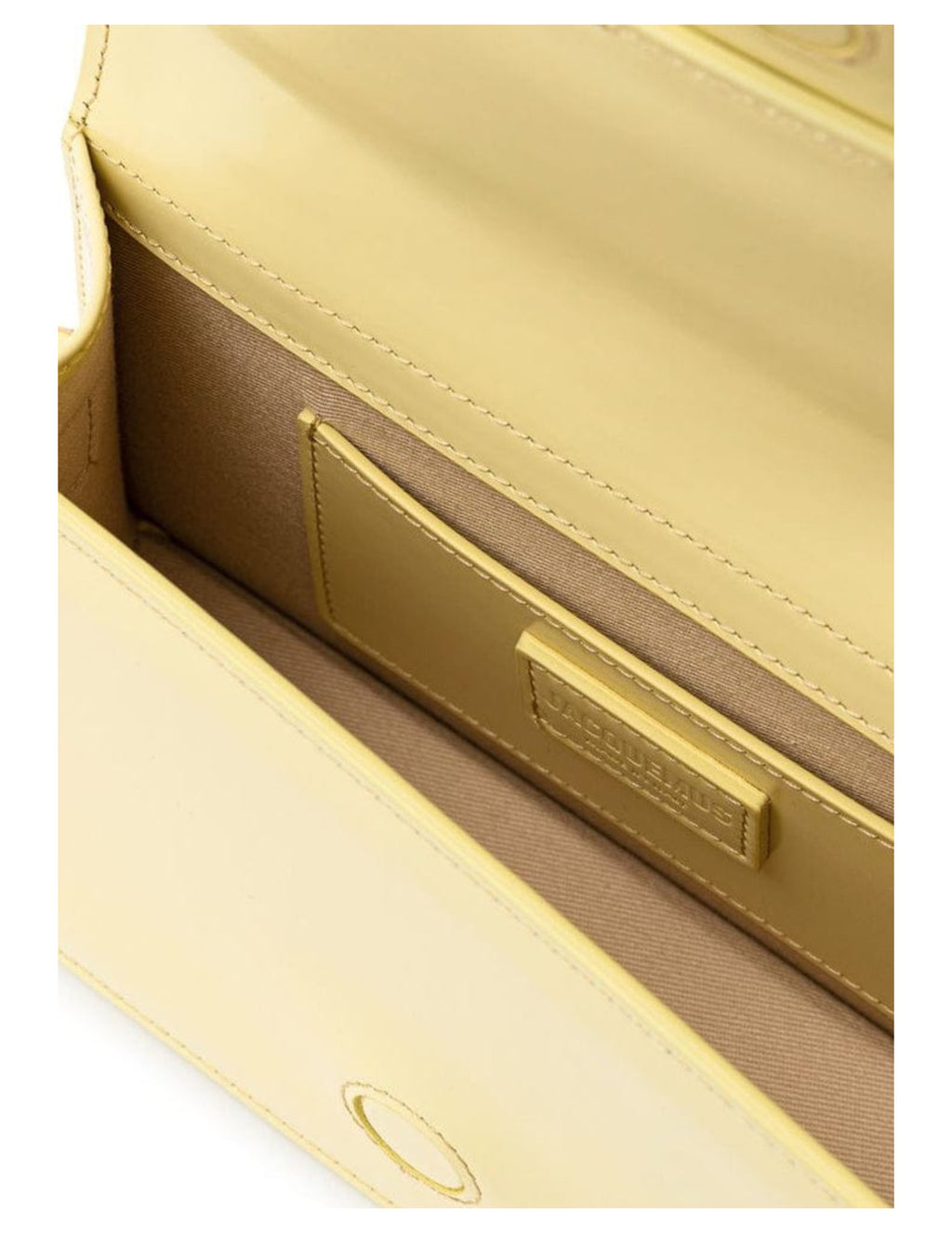 Jacquemus Le Grand Bambino Long Shoulder Bag – Light Yellow – Women – interior or opening view