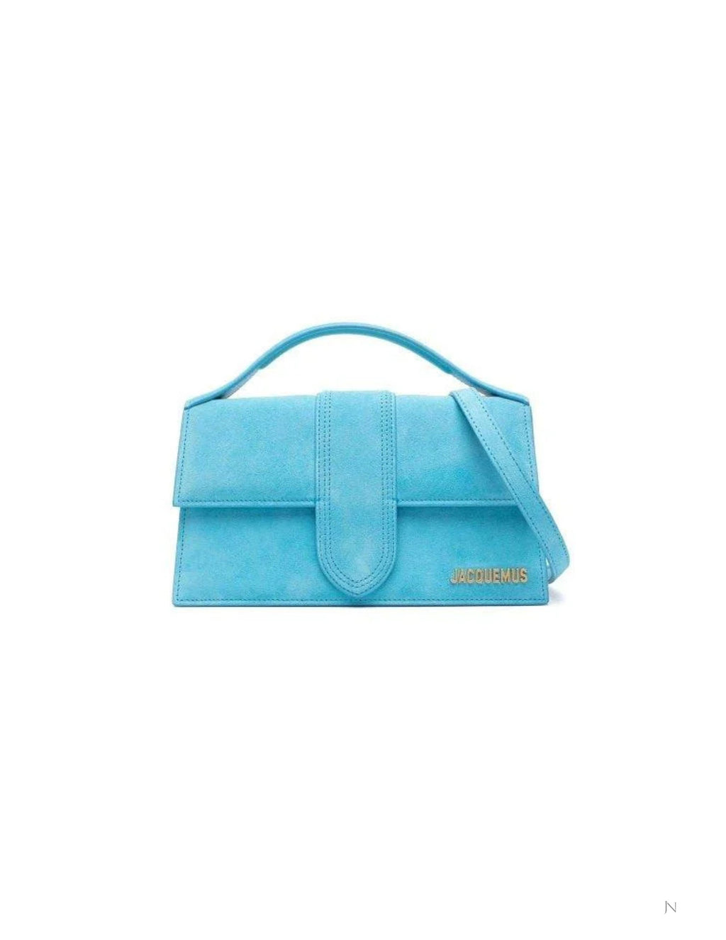 Jacquemus Le Grand Bambino Long Shoulder Bag – Aqua Blue – Women – front view