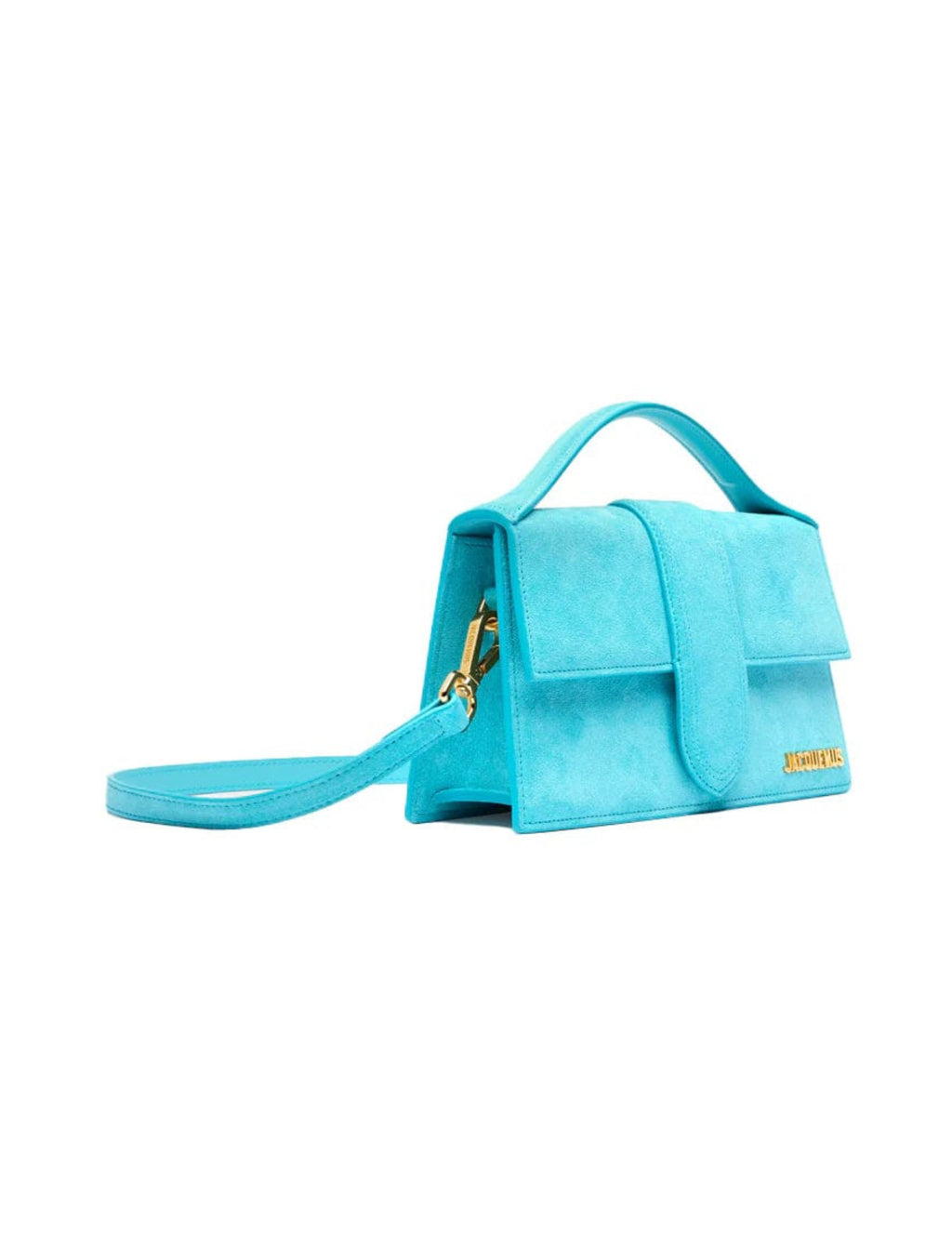 Jacquemus Le Grand Bambino Long Shoulder Bag – Aqua Blue – Women – side or profile view