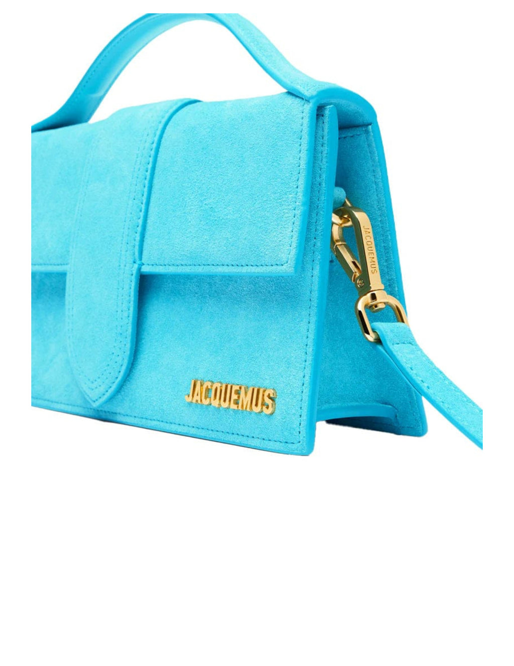 Jacquemus Le Grand Bambino Long Shoulder Bag – Aqua Blue – Women – back view