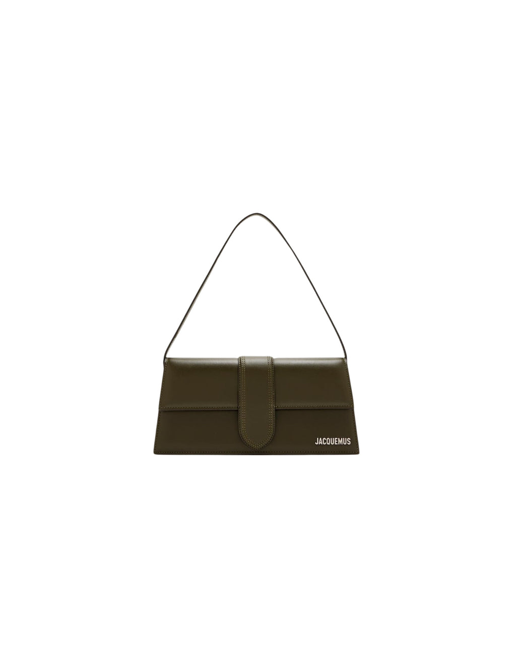 Jacquemus Le Grand Bambino Long Shoulder Bag Dark Khaki – Women – front view