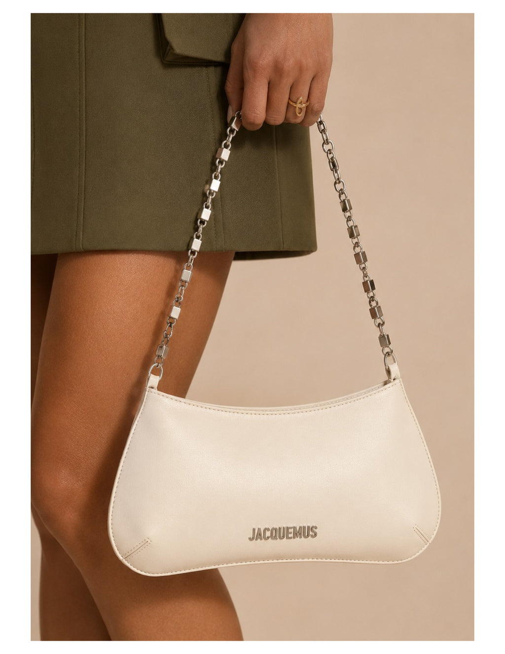 Jacquemus Le Mini Bag – Light Ivory – Women – back view