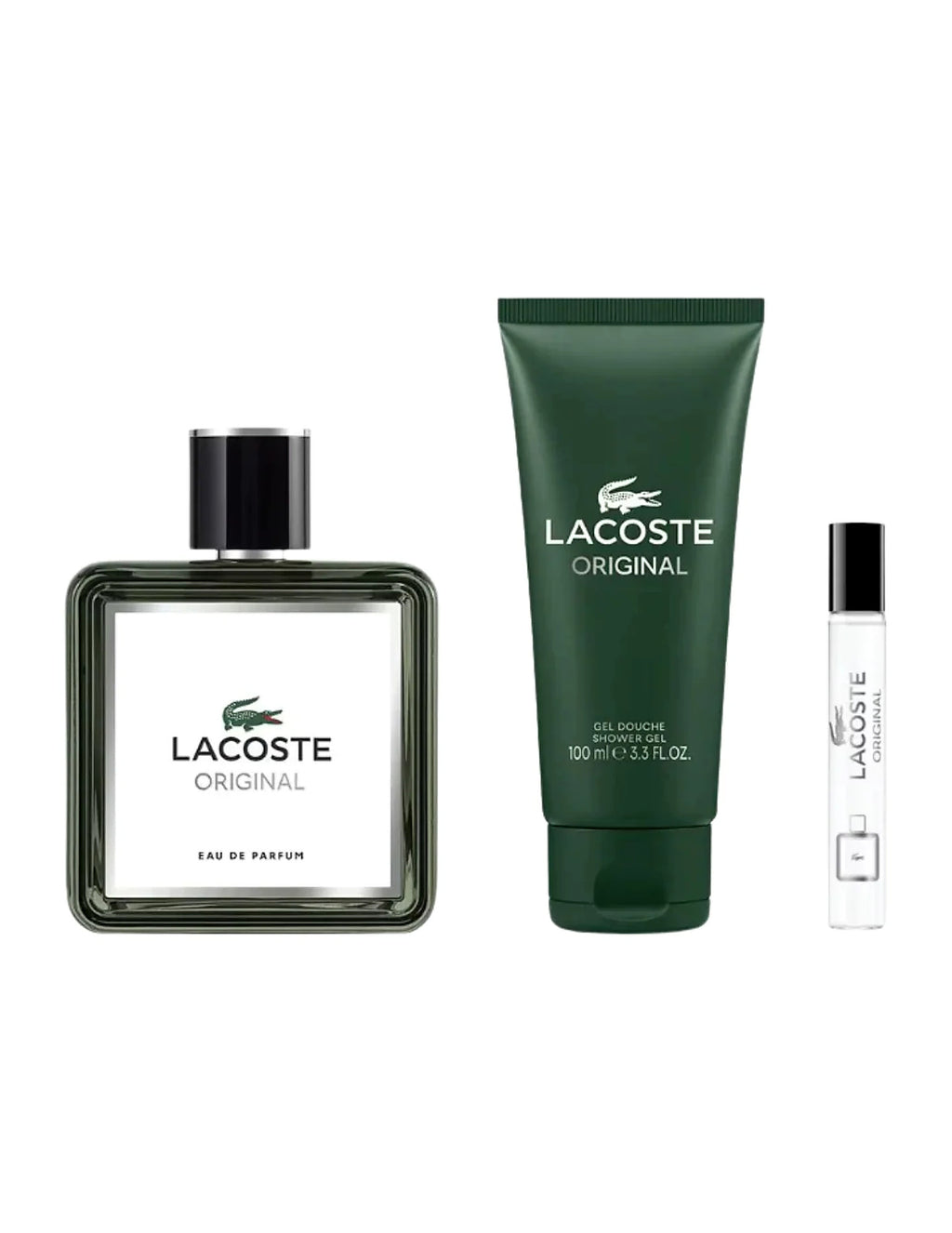 Lacoste Original Gift Set Eau de Parfum 100ml + Eau de Parfum 7.5ml + Shower Gel 100ml – Men – hero product view