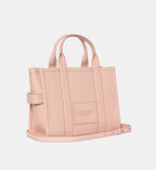 Marc Jacobs The Leather Medium Tote Bag – Full-Grain Leather – Pink Rose – Women